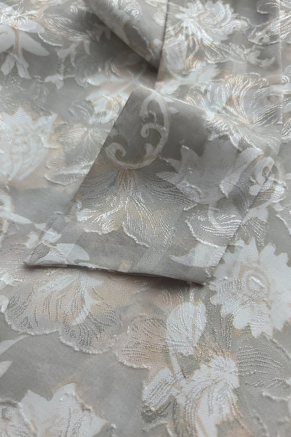 Elara Floral Tie-Neck Blouse in Sandstone Bloom - Image 6