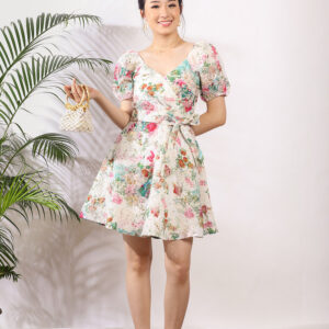 Jasleen Eyelet Dress in White