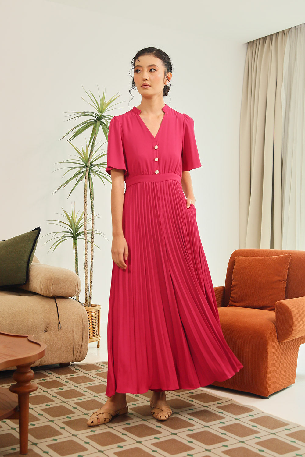 Kristela Jumpsuit in Pink - Image 4