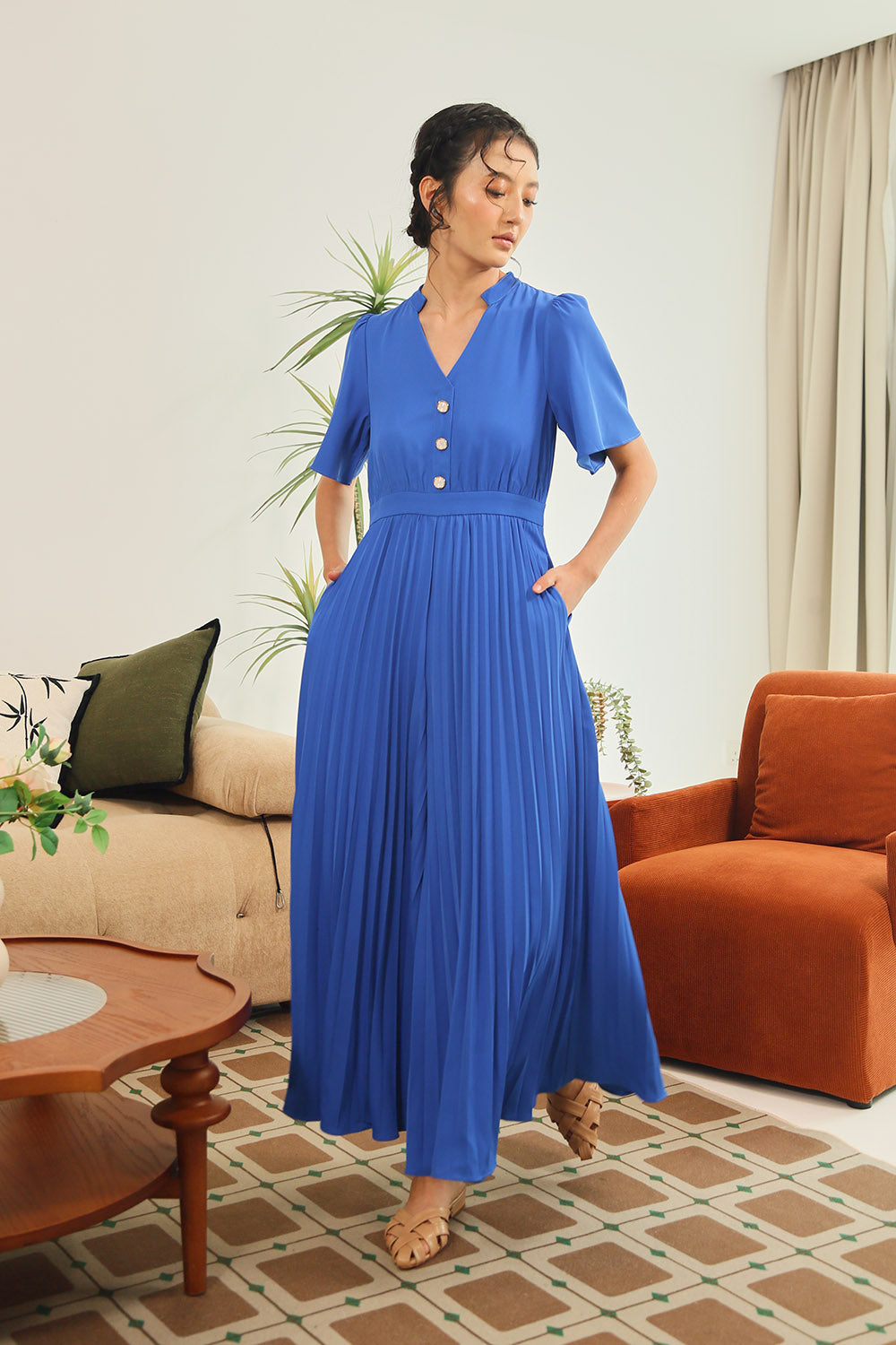 Kristela Jumpsuit in Blue - Image 3