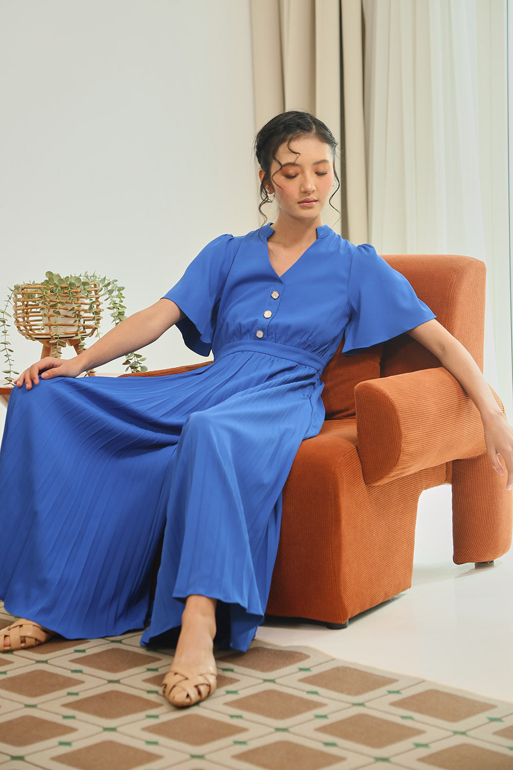 Kristela Jumpsuit in Blue - Image 5