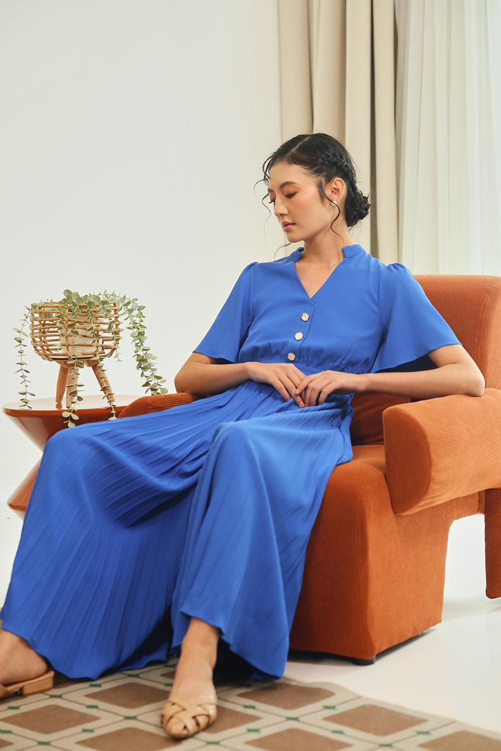 Kristela Jumpsuit in Blue - Image 2