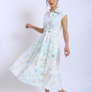 Dezza Midi Dress in Coastal Bloom