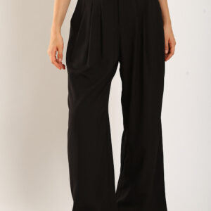 Claudette Relaxed Tailored Pants in Black