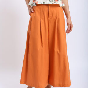 Varese Wide Leg Pants in Soft Peach