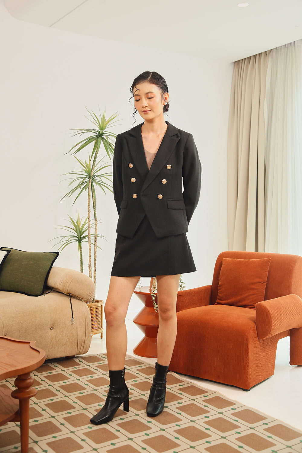 Suzanne Jacket in Black Tweet - Image 5