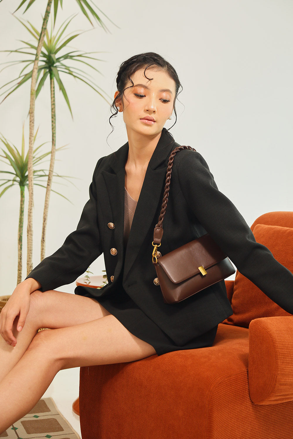 Suzanne Jacket in Black Tweet - Image 3