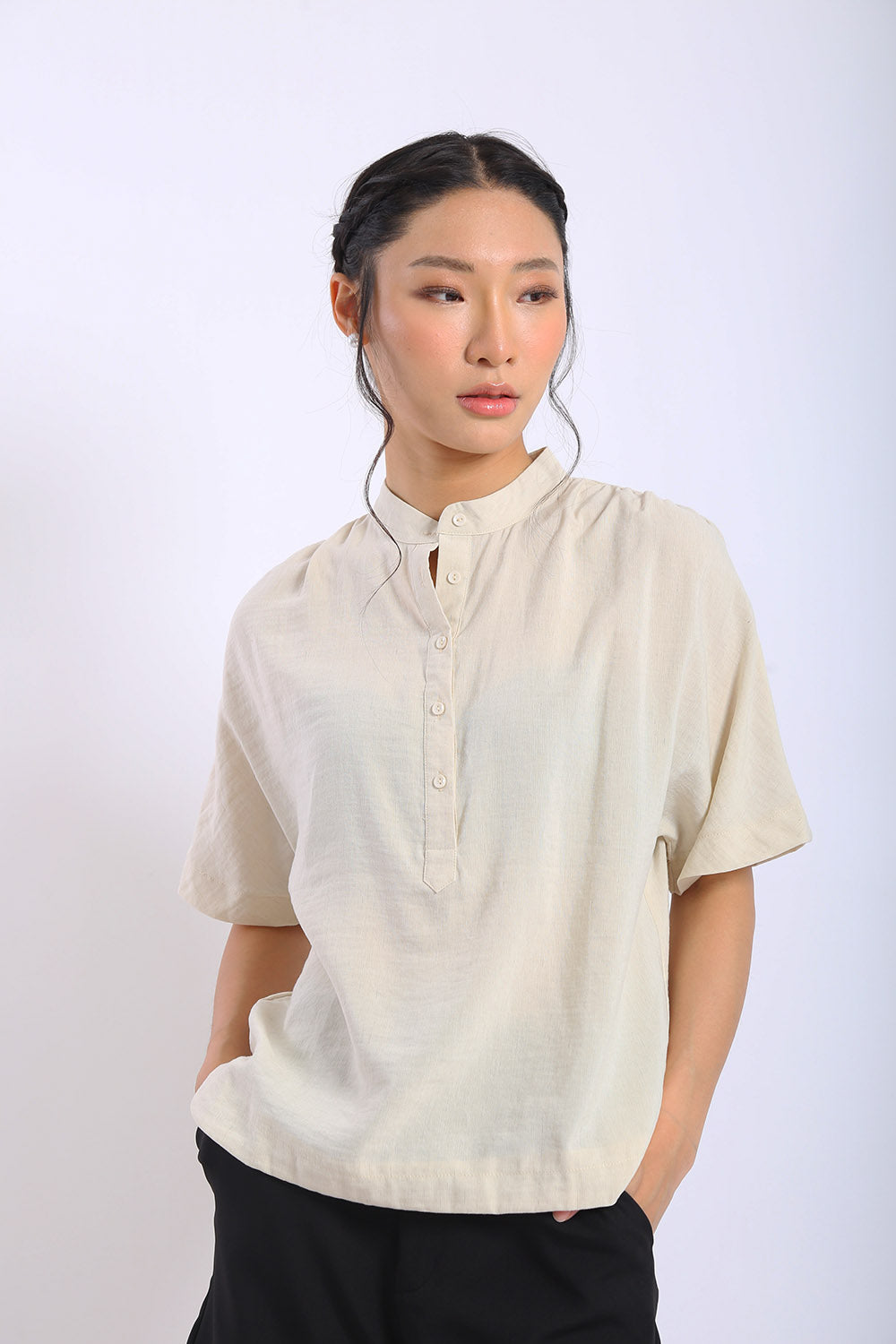 Nerina Top in Cream - Image 5