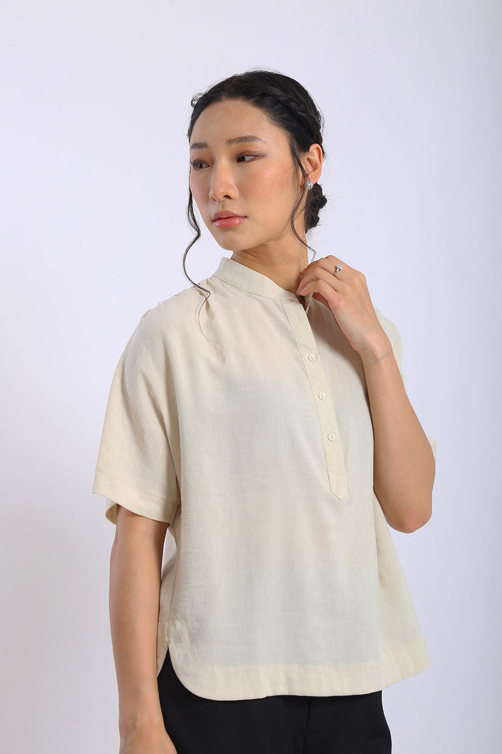 Nerina Top in Cream - Image 4