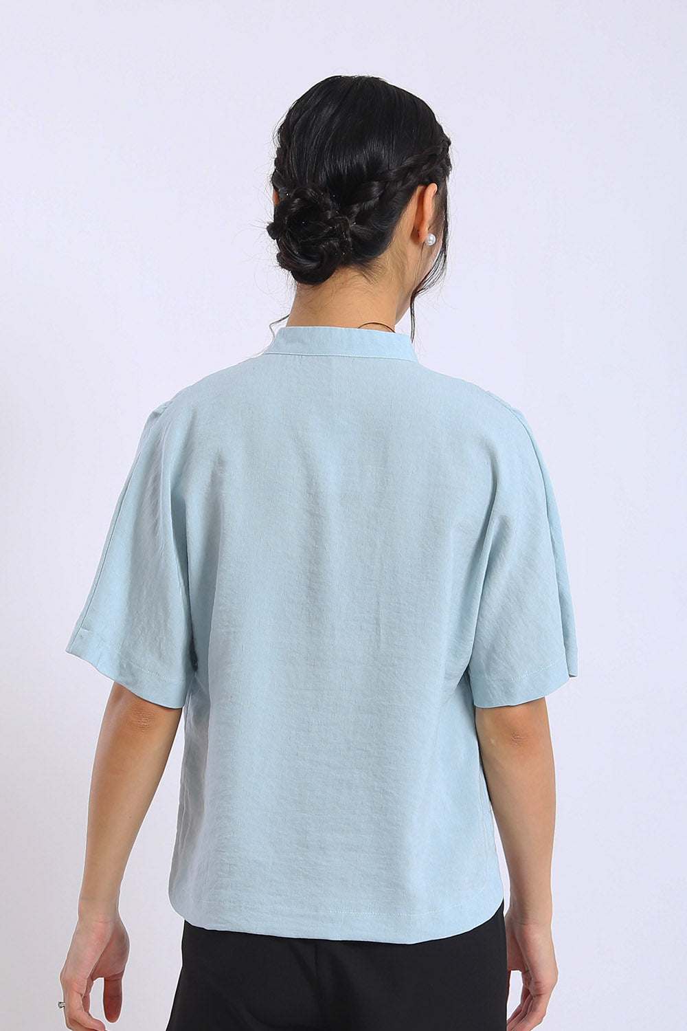 Nerina Top in Powder Blue - Image 6