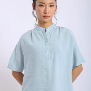Nerina Top in Powder Blue