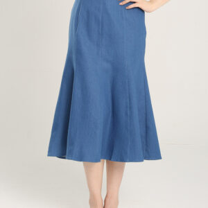 Berenice Midi Skirts in Denim