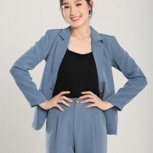 Lorette Tailored Blazer in Blue