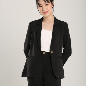 Lorette Tailored Blazer in Black