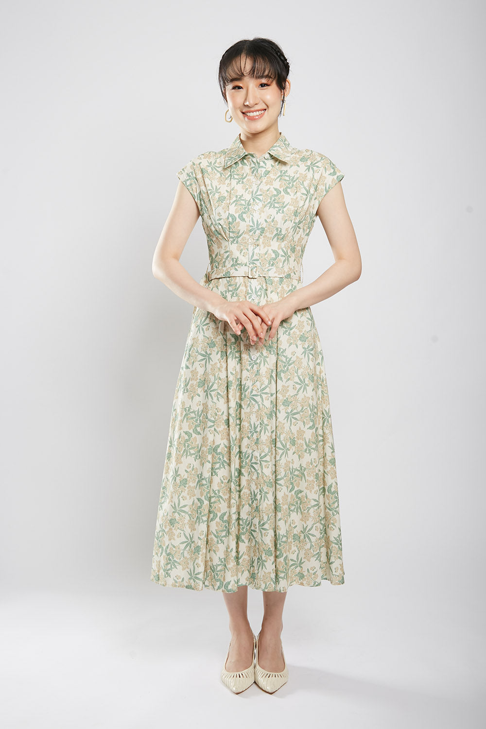 Dezza Midi Dress in Floral Prints