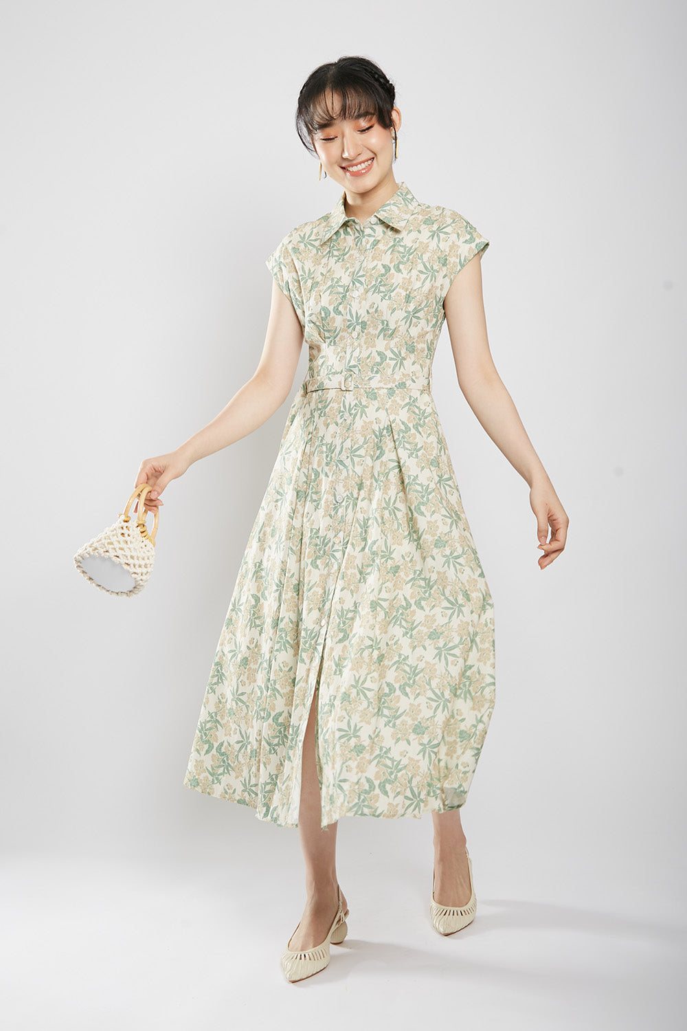 Dezza Midi Dress in Floral Prints - Image 6