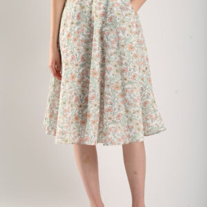 Larson Maxi Skirt in Floral Print