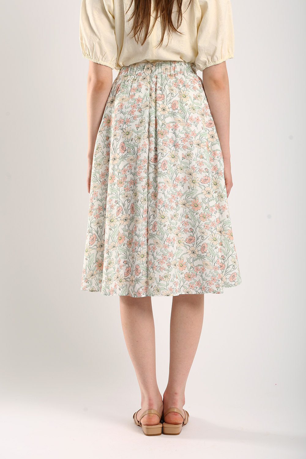 Larson Maxi Skirt in Floral Print - Image 6